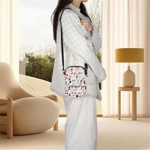 Wizard of OZ inspired Dorothy EMPOWERMENT Crossbody Novelty Messenger Bag Purse - Picture 6 of 6